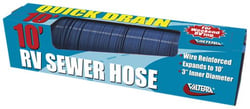 Picture of Valterra D04-0045 Blue 10' Standard Quick Drain RV Sewer Hose