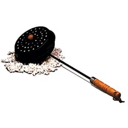 Picture of Rome Ind 122T Chestnut Roaster and Fireplace Popcorn Popper with Wood Handle