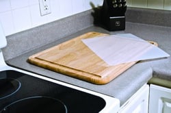 Picture of Camco 43753 Stove Topper and Cutting Board 19.5" x 17" Hardwood RV Cover