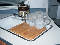 Picture of Camco 43431 Oak Accents Sink Cover 13" x 15"