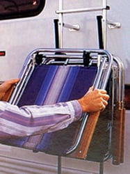 Picture of Camco 51430 Clamp-N-Carry Chair and Bike Rack for RV Ladder