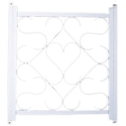 Picture of Camco 43991 RV Screen Door Deluxe Grille with Push Bar - Aluminum