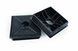 Picture of Camco 40303 RV Bumper Caps with Vent Holes - Black, 2-Pack