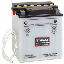 Picture of Yuasa Batteries YUAM2214Y YB14L-A2 Yumicron 12V High Performance Conventional Battery