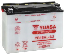Picture of Yuasa Batteries YUAM22162 Yumicron YB16AL-A2 12V Conventional Battery