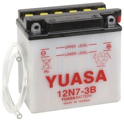 Picture of Yuasa Batteries YUAM2273B 12N7-3B Conventional Yumicron Battery