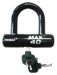 Picture of Trimax MAX40BK Ultra-High Security Motorcycle Disc Lock with Cable