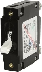Picture of Blue Sea Systems 7354 C-Series Toggle Circuit Breaker 25A Single Pole White