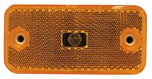 Picture of Peterson Fluid V2548A Rectangular Amber Clearance Light with Reflex