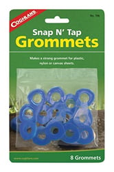 Picture of Coghlan's 706 Snap 'N Tap Grommets 8-Pack Self-Setting Canvas Repair Kit