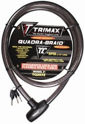 Picture of Trimax TQ2072 Trimaflex Security Cable Lock 72" x 20mm