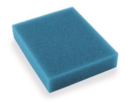 Picture of Helix Racing Products 752-2204 Skid Plate Foam Blue 8x10x2 Inch Open Cell Polyurethane