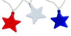 Picture of Camco 42656 Patriotic Star Party Lights 8-Foot Strand