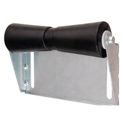 Picture of C.E. Smith 10405G 12" V-Keel Roller Bracket Assembly with Black Rubber Roller