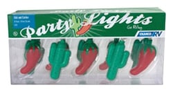 Picture of Camco 42659 Chili and Cactus Party Lights 10-Light String