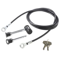 Picture of Master Lock 1470DAT Trailer Hitch Receiver Lock with Cable