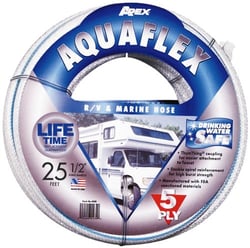 Picture of Teknor Apex 750325 AquaFlex White Potable Water Hose 1/2" x 25'