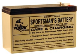 Picture of Vexilar V-100 9-Amp Rechargeable Battery