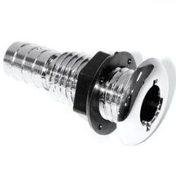Picture of T-H Marine TH1200CPDP Chromed Straight Thru-Hull Fitting 1-1/8 Inch