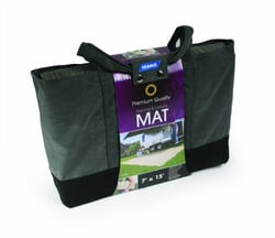 Picture of Camco 42812 RV Awning Leisure Mat 7ft x 15ft Gray with Canvas Bag
