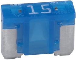 Picture of Bussmann BP/ATM15LP-RP 15 Amp Low Profile Mini Blade Fuse
