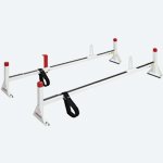 Picture of Weather Guard 2163 All-Purpose Van Rack 3 Cross Member Gutter Mount Steel White