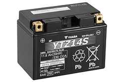 Picture of Yuasa YUAM72Z14 YTZ14S Maintenance Free AGM Battery 12V 11.2Ah 230CCA