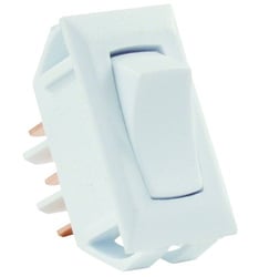 Picture of JR Race Car 12635 White SPDT Rocker Switch On/On 12V RV Marine