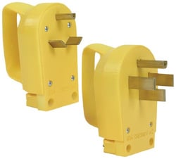 Picture of Camco 55252 50 Amp PowerGrip Replacement Male Plug 125/250V NEMA 14-50P
