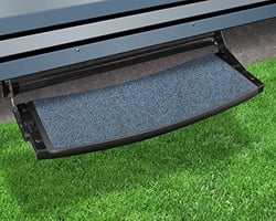Picture of Prest-O-Fit 2-0372 Outrigger Radius RV Step Rug Atlantic Blue 22 Inch Wide