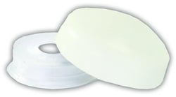 Picture of JR Race Car 20375 White Screw Cover with Snap-On Cap
