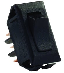 Picture of JR Products 12625 Black SPDT On/On Switch 12V