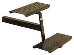 Picture of Brophy Prod RHS2 Receiver Hitch Step 2-Step Black Powder Coated