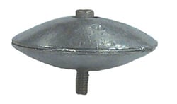 Picture of Sierra 18-6046 Zinc Marine Rudder Anode Sacrificial Corrosion Protection