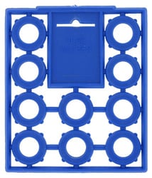 Picture of Valterra W1516VP Hose Washer Set - Blue Rubber Garden Hose Washers (10 Pack)