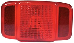 Picture of Peterson Fluid M457 Stop Turn Tail Light Rectangular Red Lens