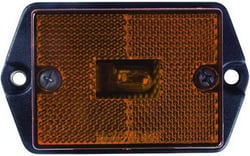 Picture of Optronics MC35AS Rectangular Amber Marker Clearance Light with Reflector