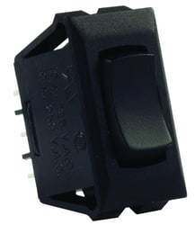 Picture of JR Products 12675 Black SPDT Momentary Switch Mom-On/Off/Mom-On 12V