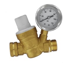 Picture of Valterra A01-1117VP Adjustable Brass Water Regulator with Gauge