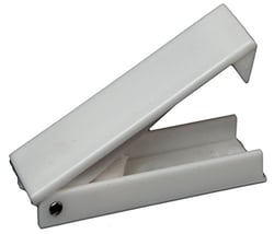 Picture of RV Designer E212 White Squared Baggage Door Catch