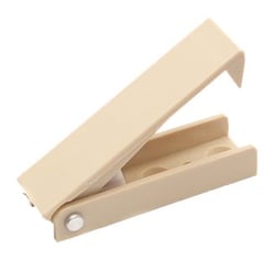 Picture of RV Designer E206 Baggage Door Catch White Square Pair