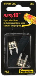 Picture of Bussmann BP/ATM25ID 25 Amp ATM Easy ID Blade Fuse 2-Pack