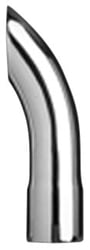 Picture of AP CTD5000 Chrome Turndown Exhaust Tip 5 Inch 14 Inch Length