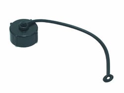 Picture of Valterra T1020-1D Black 3/4" RV Sewer Hose Cap with Strap