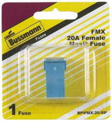 Picture of Bussmann BP/FMX20RP Female Maxi Fuse 20 Amp Blue FMX Series