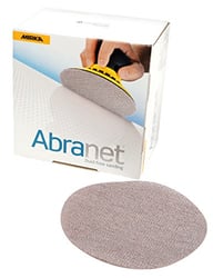 Picture of Mirka 9A-232-320 Abranet 5" Mesh Sanding Disc 320 Grit 50-Pack