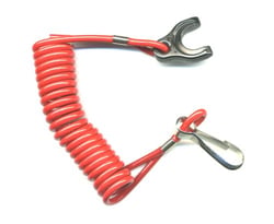 Picture of Quicksilver 823054 Stop Switch Safety Lanyard Fork Style for Mercury Outboard Engines
