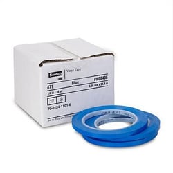 Picture of 3M 06405 #471 Blue Vinyl Tape 1/4 Inch x 36 Yards