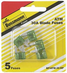 Picture of Bussmann BP/ATM30RP 30-Amp ATM Mini Blade Fuse 5-Pack