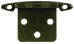 Picture of JR Products 70605 Flush Mount Free Swing Door Hinge Set Antique Brass